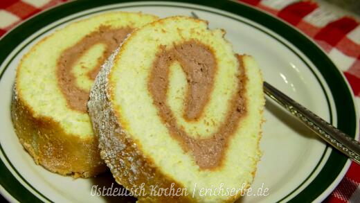 DDR Rezept ostdeutsche Biskuitrolle