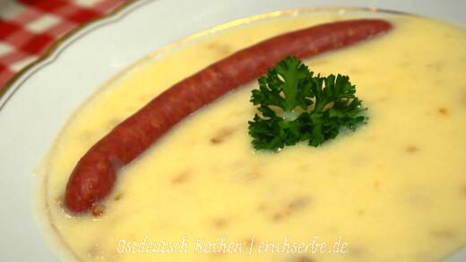 DDR Rezept ostdeutsche Buttermilchkartoffelsuppe