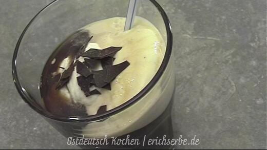 DDR Rezept ostdeutscher Eiskaffee