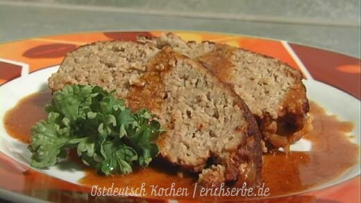 ostdeutscher Falscher Hase (Hackbraten) nach DDR Rezept