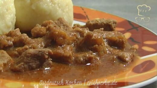 DDR Rezept ostdeutsches Gulasch vom Schwein