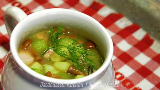 DDR Rezept ostdeutsche Gurkensuppe