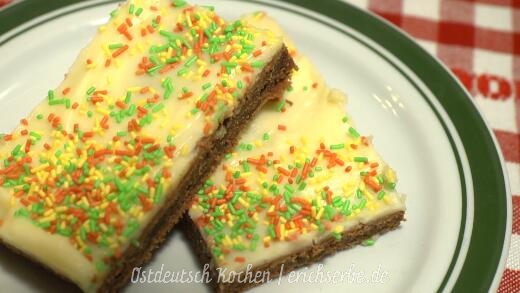 DDR Rezept ostdeutscher Hirschhornkuchen