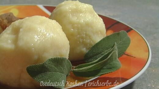 DDR Rezept ostdeutsche Kartoffelklöße