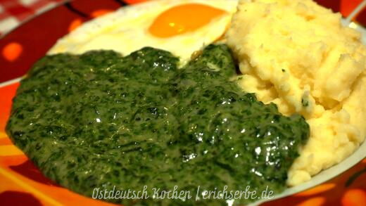 DDR Rezept ostdeutscher Rahmspinat