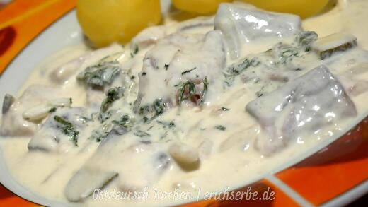 DDR Rezept ostdeutsches Heringsfilet mit Sahnestipp