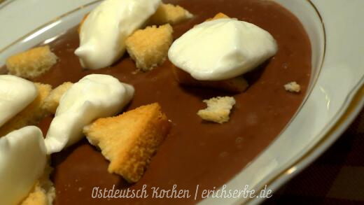 DDR Rezept ostdeutsche Schokoladensuppe