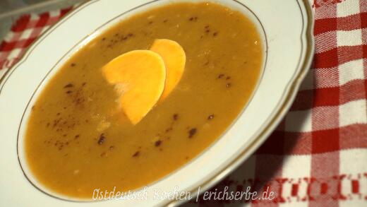 DDR Rezept ostdeutsche süße Kürbissuppe