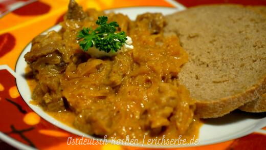 DDR Rezept ostdeutscher Szegediner Gulasch