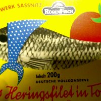 Heringsfilet in Tomatencreme (Rügenfisch)